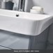 Harbour Identity 600mm Floorstanding Vanity Unit & Basin - Gloss White